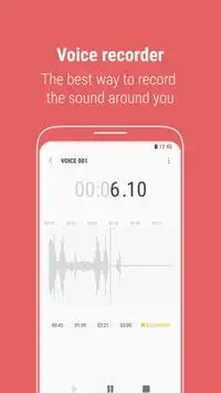Samsung Voice Recorder скриншот 1