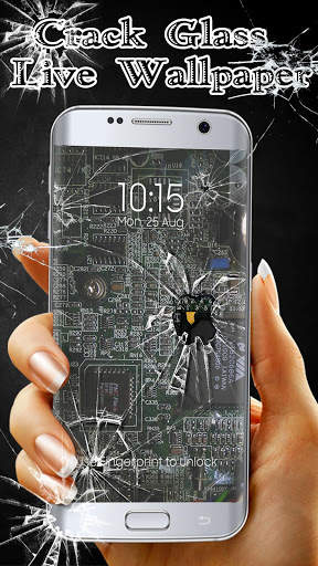 Broken Glass APUS Live Wallpaper screenshot 1