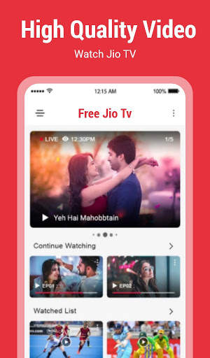 Free Jio TV HD Channels Guide & Tips screenshot 1