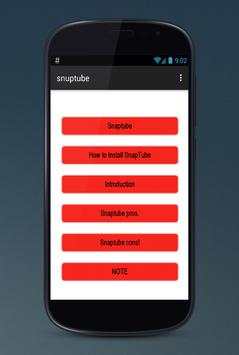 Guide Download For SnapTube screenshot 1