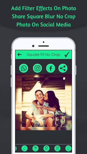 Square Fit Size - No Crop & Blur Image Background 7 تصوير الشاشة