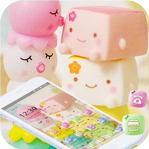 Cute Colorful Sweet Marshmallow Theme 1.1.2