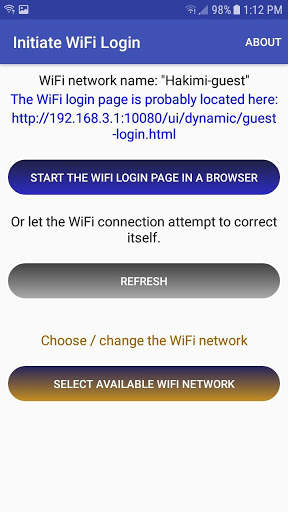 Initiate WiFi Login screenshot 3