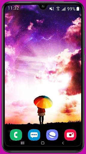 Umbrella Wallpaper screenshot 2