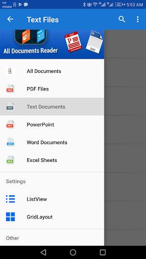 Document Reader- PDF,Word,Excel and PowePoint Read screenshot 5