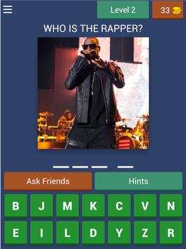 RAPPER QUIZ - EARN REAL MONEY स्क्रीनशॉट 8