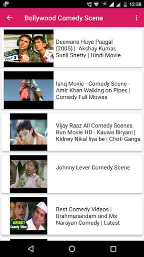 Bollywood Comedy Scene Video, Hindi Funny Video screenshot 2