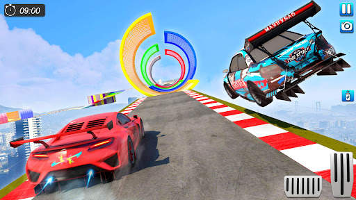Mega Ramp Car Stunt Offline 3D screenshot 2