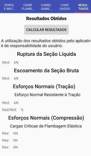 Flexão Composta - NBR 8800:2008 screenshot 5