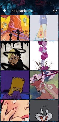 sad cartoon wallpaper screenshot 4