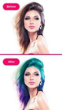 Hair Color Camera Editor screenshot 3