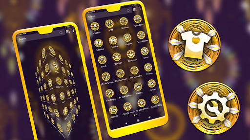 Golden Dream Catcher Launcher Theme screenshot 2