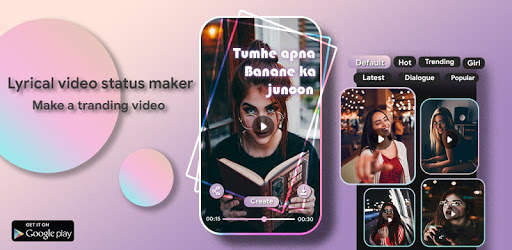 MBit Music Particle.ly Video Status Maker & Editor screenshot 1