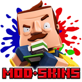 Skins Mods Hello neighbor for mcpe icon