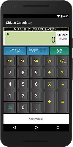 Citizen Calculator Future 2019 1 تصوير الشاشة