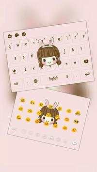 Kawaii Keyboard For Girls screenshot 1