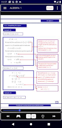 Algebra 1 Pure Math screenshot 4