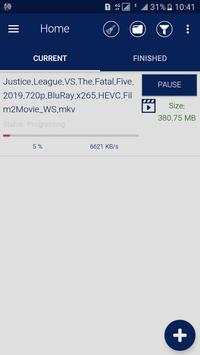 ADM - Advanced Download Manager 1 تصوير الشاشة