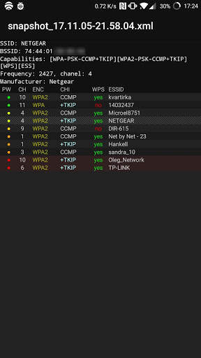 Wireless Scan screenshot 3