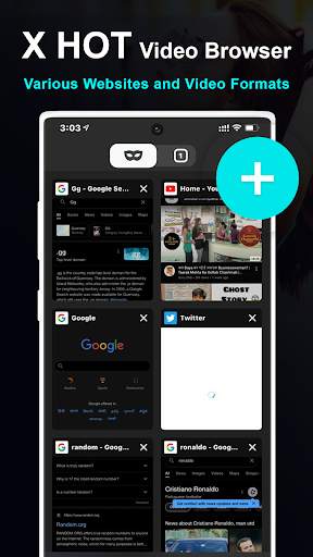 X Video Browser - Fast & Secured Browser screenshot 3