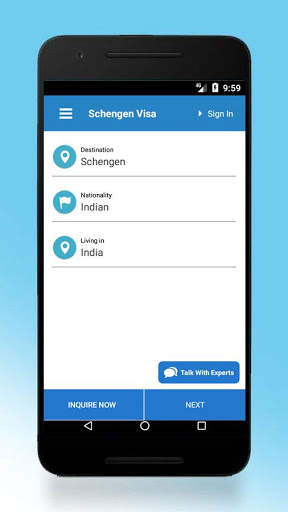 Schengen Visa App screenshot 2