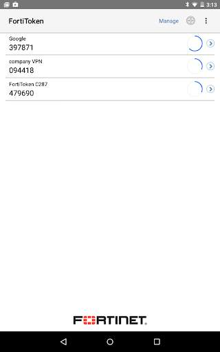 FortiToken Mobile screenshot 3