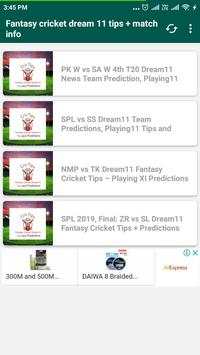 CricTips - Best Dream11 Fantasy Cricket Informer screenshot 6