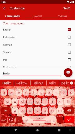 Diamond Heart Keyboard Love screenshot 1