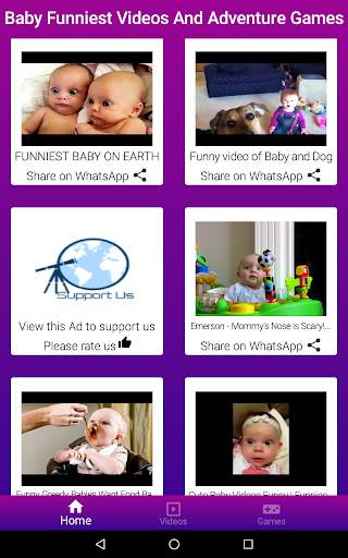 Baby Funniest Videos And Adventure Games screenshot 10