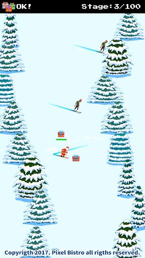 Santa Ski vs Zombies Ski screenshot 1