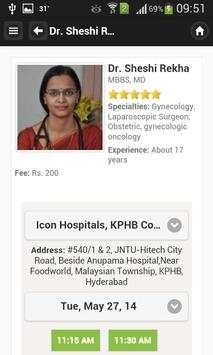 Dr Sheshi Rekha Appointments screenshot 2