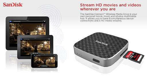 SanDisk Wireless Media Drive screenshot 1