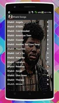 Khalid Songs screenshot 2