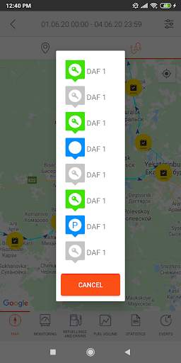 Omnicomm Online screenshot 5