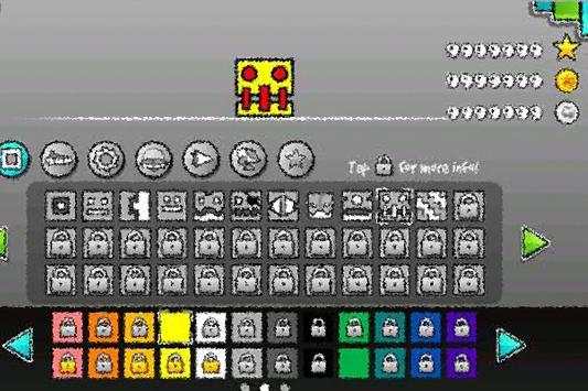 Stars Coins Geometry Dash Lite скриншот 1