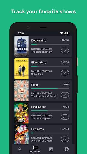 Series Addict - TV Show Tracker & Episode Notifier 2 تصوير الشاشة