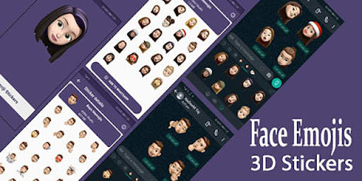 Face Emoji Stickers - WaStickerApps screenshot 7