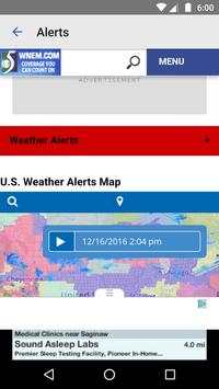 WNEM TV5 Weather screenshot 4
