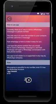 Fast WhatsApp screenshot 4