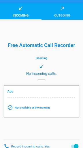 Free Automatic Call Recorder screenshot 1