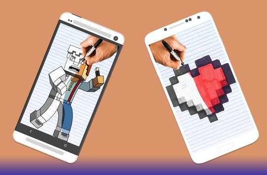 How to draw Minecraft Characters screenshot 3