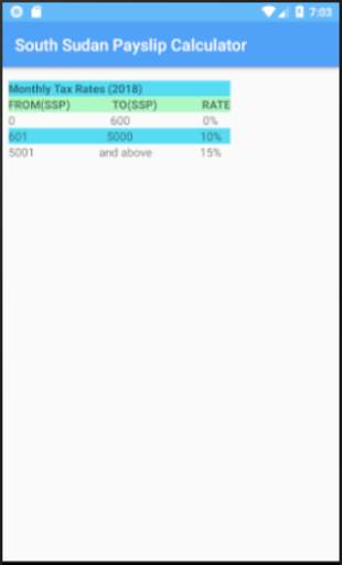 South Sudan Payslip Calculator screenshot 2