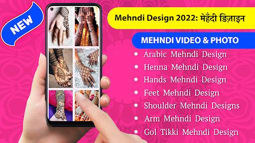 Mehndi Design App: Photo Video screenshot 1