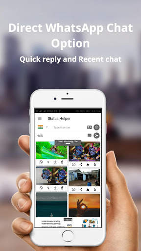 Status Saver and Helper for WhatsApp स्क्रीनशॉट 3