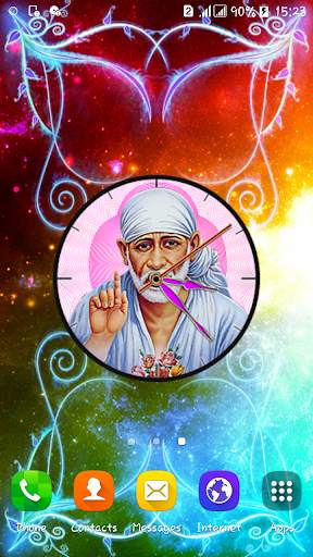 Sai Baba Clock Live Wallpaper screenshot 1