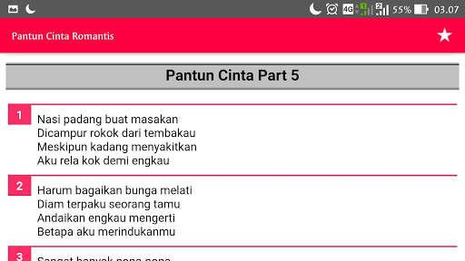Pantun Cinta Remaja Romantis screenshot 12