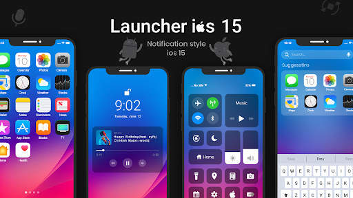Launcher iOS 15 - iNotify screenshot 1