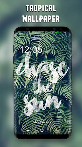 Tropical Leaves Wallpaper screenshot 1