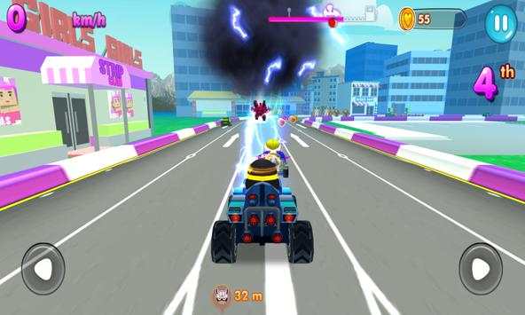 Superhero Car Racing: Toon Robot Car Transform screenshot 5
