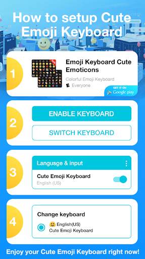 Cute Zombie Emoji Keyboard Theme 6 تصوير الشاشة